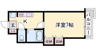 ジュネス保城の物件間取画像